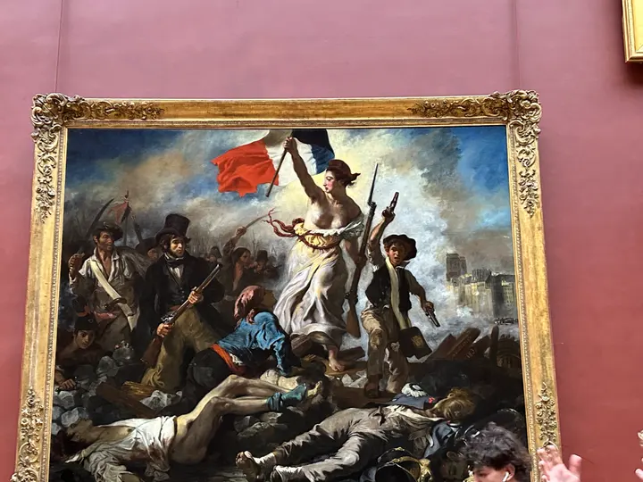 Liberty Leading the People at the Louvre