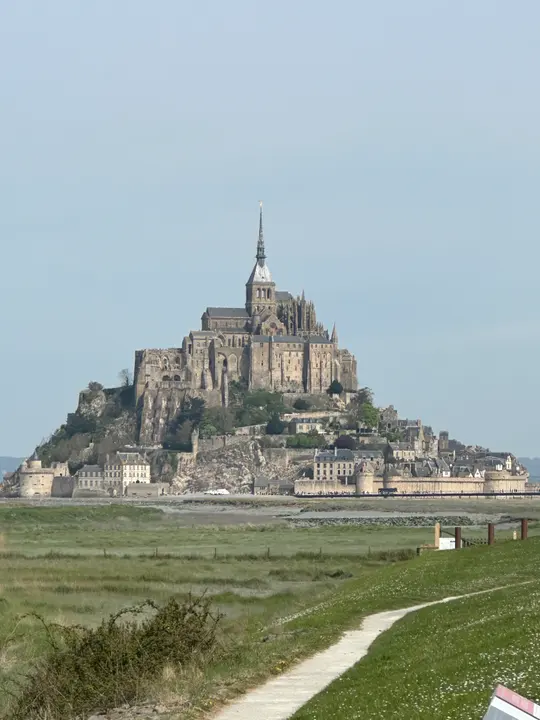 Mont Saint-Michel from a distance